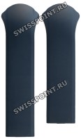 Синий каучуковый ремешок Tissot T610028161, интегрированный, без замка, для часов Tissot T-Tracx T010.417.17.057.00, T010417