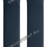 Синий каучуковый ремешок Tissot T610028161, интегрированный, без замка, для часов Tissot T-Tracx T010.417.17.057.00, T010417
