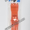 Оранжевый ремешок Casio 10470476, стальная пряжка, для часов Casio GW-A1100R-4A