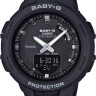 Черный полимерный ремешок Casio 10573439 для часов Casio BSA-B100-1A, BSA-B100MF-1A