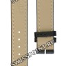 Черный кожаный ремешок Longines L682145700, 14/14, без замка, для часов Longines Equestrian Collection L6.142.0, L6.142.4, L6.131.0, L6.131.4, L6.137.0, L6.137.4