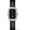 Черный кожаный ремешок Longines L682145700, 14/14, без замка, для часов Longines Equestrian Collection L6.142.0, L6.142.4, L6.131.0, L6.131.4, L6.137.0, L6.137.4