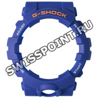 Синий полимерный рант корпуса Casio 10577089 для часов Casio GBA-800DG-2A