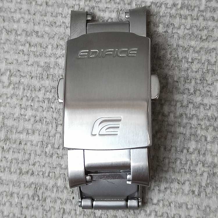 Стальной замок браслета Casio для часов Casio EF-125D-1A, EF-125D-2A, EF-125D-4A, EF-125D-7A, EF-125D-9A