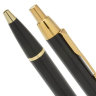 Ручка PARKER S0856440 Шариковая ручка Parker IM Metal, K221, цвет: Black GT, стержень: Mblue (№ 110)