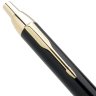 Ручка PARKER S0856440 Шариковая ручка Parker IM Metal, K221, цвет: Black GT, стержень: Mblue (№ 110)
