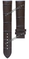 Коричневый кожаный ремешок Tissot T610029176, теленок, 20/18, без замка, для часов Tissot Chrono Gent T906.417, T906417