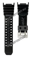 Черный полимерный ремешок Casio 10322603 для часов Casio GLX-5500