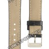 Черный кожаный ремешок Tissot T600037909, теленок, 16/14, стальная пряжка, для часов Tissot Bella Ora T103.310