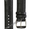 Черный кожаный ремешок Tissot T600027526, теленок, 19/18, стальная пряжка, для часов Tissot Classic Dream T033.410, T033.423