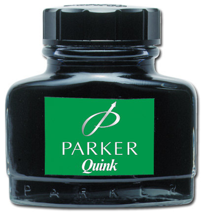 S0116040 Флакон с зелеными чернилами Parker Quink Z13, Green (№ 483)