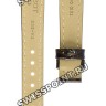 Коричневый кожаный ремешок Tissot T610047128, 14/12, с вырезом 5 мм, без замка, для часов Tissot T-Lady T126.207.36.013.00 Bellissima