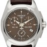 Коричневый кожаный ремешок Tissot T610027739, имитация крокодила, 17/14, без замка, для часов Tissot PRC 100 T008.217