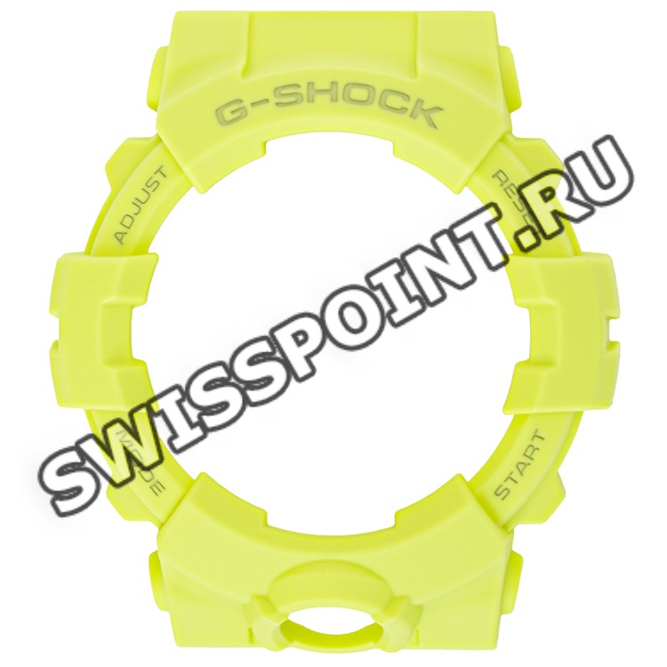 Желтый рант корпуса часов Casio 10561571 для часов Casio GBA-800-9A