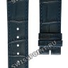 Синий кожаный ремешок Longines L682155245, 20/18, без замка, для часов Longines Lyre L4.922.4, L4.921.4, L4.960.4