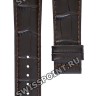 Коричневый кожаный ремешок Tissot T610035387, удлиненный, 21/18 XL, без замка, для часов Tissot Everytime Large T109.610