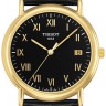 Черный кожаный ремешок Tissot T610031651, теленок, 20/18, без замка, для часов Tissot Carson T907.410