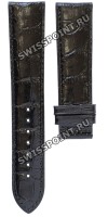 Черный кожаный ремешок Tissot T610031651, теленок, 20/18, без замка, для часов Tissot Carson T907.410