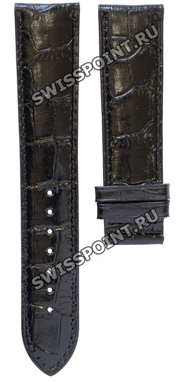 Черный кожаный ремешок Tissot T610031651, теленок, 20/18, без замка, для часов Tissot Carson T907.410
