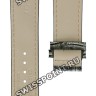 Серый кожаный ремешок Tissot T610034667, теленок, 20/18, без замка, для часов Tissot Bridgeport G669