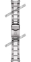 Стальной браслет Tissot T605014318 для часов Tissot V8 Chrono S862, T039.417, T039417A