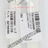 Белый каучуковый ремешок Tissot T610020665, без замка, для часов Tissot T-Race T011.217, T342