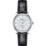 Черный кожаный ремешок Tissot T600045626, 15/14, стальная пряжка, для часов Tissot T-Lady T122.207.16.036.01 Carson Premium