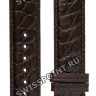 Коричневый кожаный ремешок Tissot T600019682, теленок, имитация крокодила, 19/18, желтая пряжка, для часов Tissot Sculpture line G682