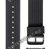 Черный резиновый ремешок Casio 10559543 для часов Casio EQS-800CPB-1A