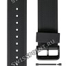 Черный резиновый ремешок Casio 10559543 для часов Casio EQS-800CPB-1A