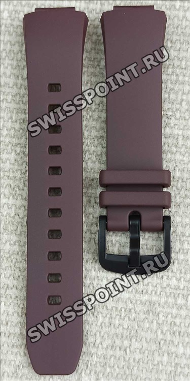 Коричневый полимерный ремешок Casio 10593651 для часов Casio BSA-B100AC-5A