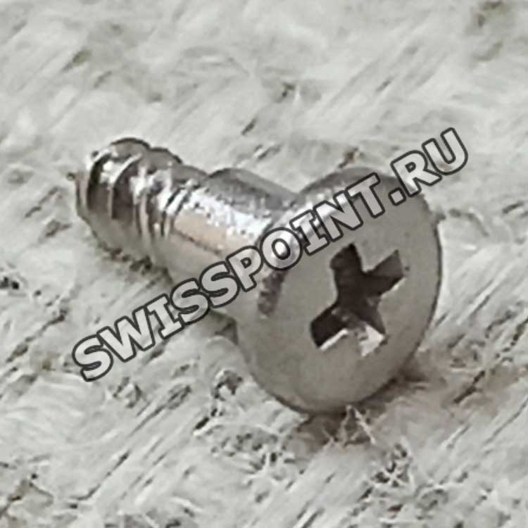 Винт Casio 74294209 для крепления ранта корпуса часов Casio BG-144, BG-145, BG-340, BG-341, BG-342, BGX-100, BGX-109, DW-8100, DW-8140, DW-8150, GW-A1100