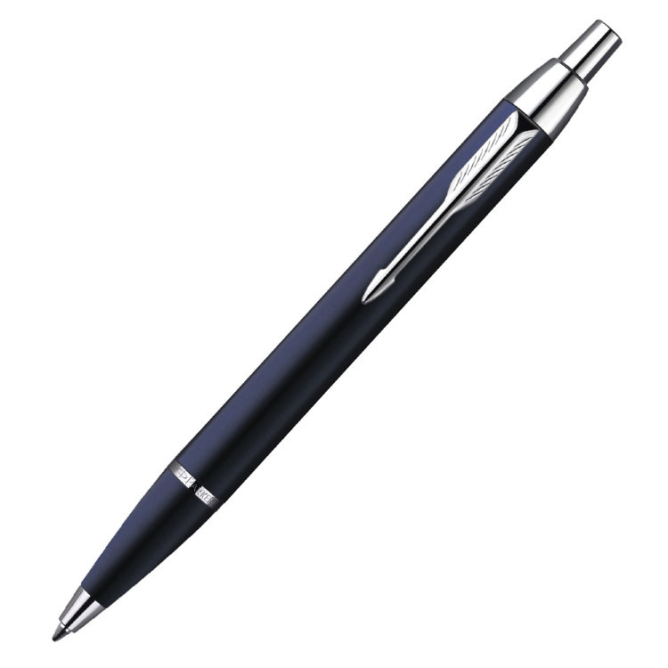 Ручка PARKER S0856460 Шариковая ручка Parker IM Metal, K221, цвет: Blue CT, стержень: Mblue (№ 112)