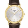 Коричневый кожаный ремешок Tissot T610031652, теленок, 20/18, без замка, для часов Tissot Carson T907.410