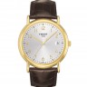 Коричневый кожаный ремешок Tissot T610031652, теленок, 20/18, без замка, для часов Tissot Carson T907.410