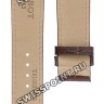 Коричневый кожаный ремешок Tissot T610031652, теленок, 20/18, без замка, для часов Tissot Carson T907.410
