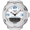 Белый силиконовый ремешок Tissot T603036308, алюминиевая пряжка, для часов Tissot T-Race Touch T081.420