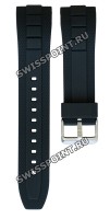 Черный полимерный ремешок Casio 10328600 для часов Casio MTF-E001, MTF-E002