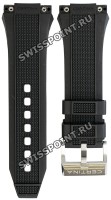 Черный каучуковый ремешок Certina C603019600, стальная пряжка, для часов Certina DS Eagle C023.727.27.051.00