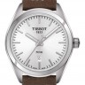 Коричневый кожаный ремешок Tissot T600038292, теленок, 16/14, стальная пряжка, для часов Tissot PR 100 T101.210