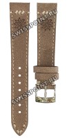 Коричневый кожаный ремешок Tissot T600038292, теленок, 16/14, стальная пряжка, для часов Tissot PR 100 T101.210