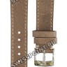 Коричневый кожаный ремешок Tissot T600038292, теленок, 16/14, стальная пряжка, для часов Tissot PR 100 T101.210