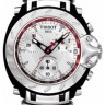 Красный силиконовый ремешок Tissot T610020553, интегрированный, без замка, для часов Tissot T-Race T011.414, T011.417, T372, T373, T472
