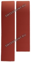 Красный силиконовый ремешок Tissot T610020553, интегрированный, без замка, для часов Tissot T-Race T011.414, T011.417, T372, T373, T472
