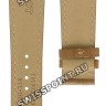 Коричневый кожаный ремешок Tissot T610020856, теленок, 22/18, без замка, для часов Tissot Quadrato ll T005.517