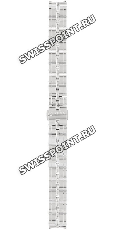 Стальной браслет Certina C605017570 для часов Certina DS Dream C021.210.61.116.00, C021.210.11.116.00, C021.210.11.056.00