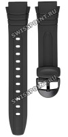 Черный полимерный ремешок Casio 10075278 для часов Casio F-200W-1