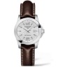 Коричневый кожаный ремешок Longines L682150160, 15/14, без замка, для часов Longines Conquest L3.376.4