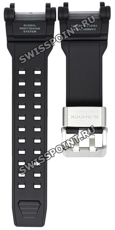 Черный полимерный ремешок Casio 10635869 для часов Casio G-Shock Gravitymaster GPW-2000-1A