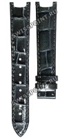 Черный кожаный ремешок Balmain B1732615, 16/14, с вырезом 10 мм, без замка, для часов Balmain Balmainia 4251, 4259